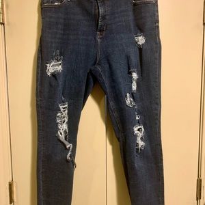Old Navy Rockstar, super skinny, high rise, jeans size 16